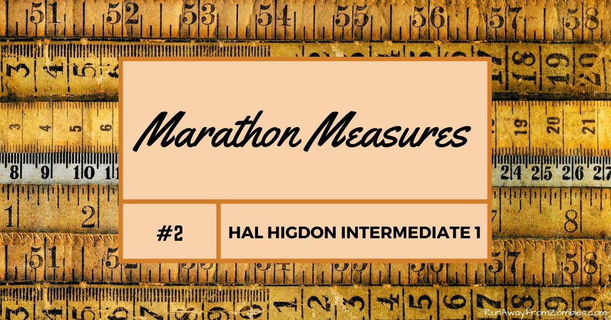 Marathon Measures #2: Second month's training metrics using Hal Higdon Intermediate 1 Marathon Program