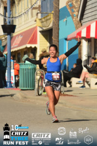 Critz Tybee Run Fest 2018 - Final stretch of half marathon